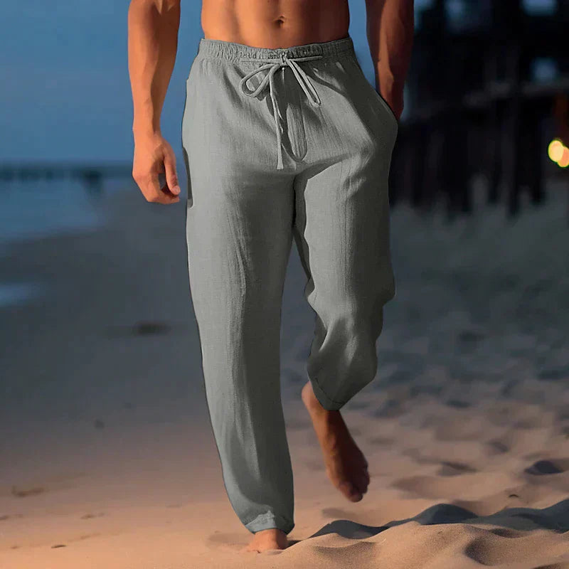 Silas | Linen trouser for men
